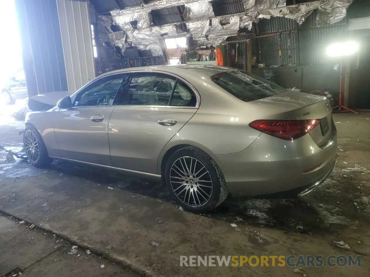 2 Photograph of a damaged car W1KAF4HB1PR120708 MERCEDES-BENZ C-CLASS 2023