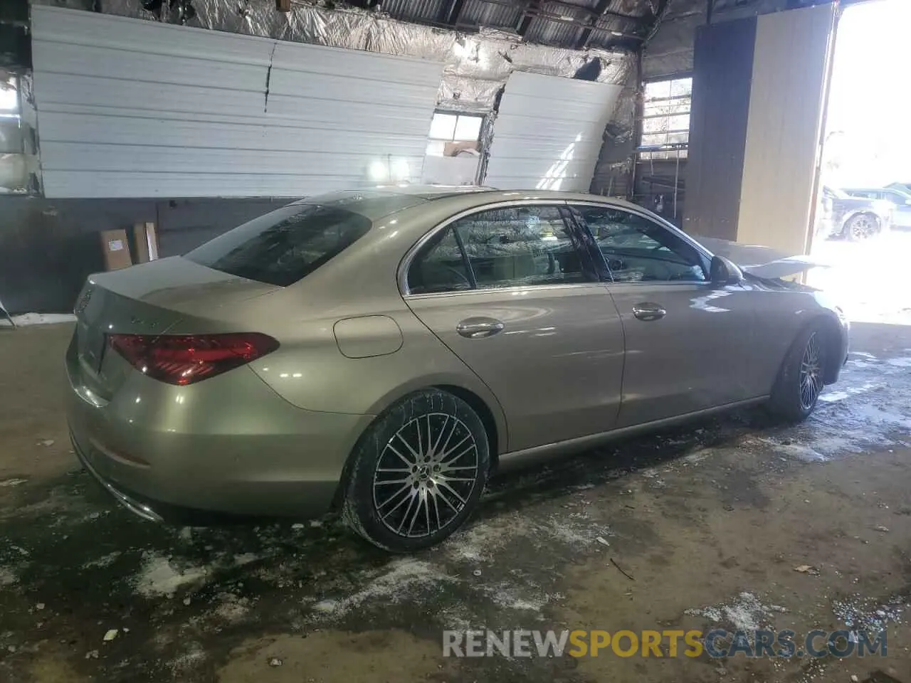 3 Photograph of a damaged car W1KAF4HB1PR120708 MERCEDES-BENZ C-CLASS 2023
