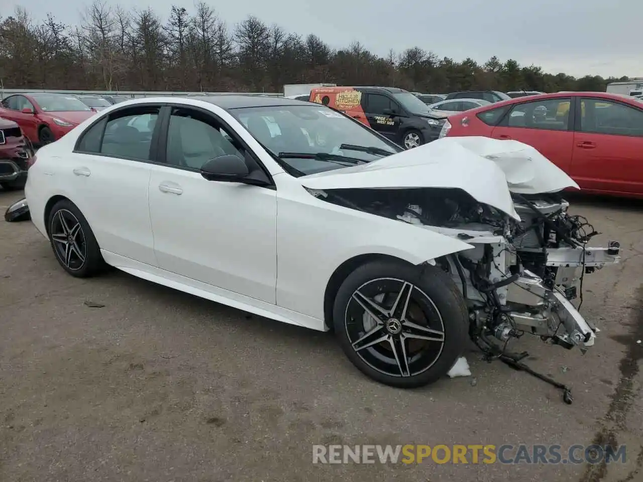 4 Photograph of a damaged car W1KAF4HB2PR151854 MERCEDES-BENZ C-CLASS 2023