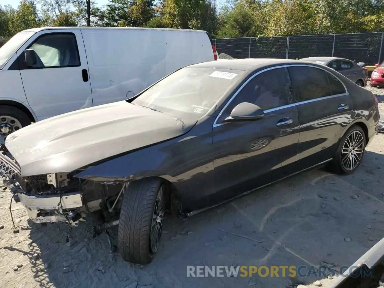 1 Photograph of a damaged car W1KAF4HB3PR090630 MERCEDES-BENZ C-CLASS 2023