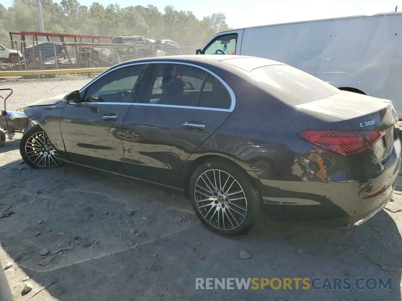 2 Photograph of a damaged car W1KAF4HB3PR090630 MERCEDES-BENZ C-CLASS 2023