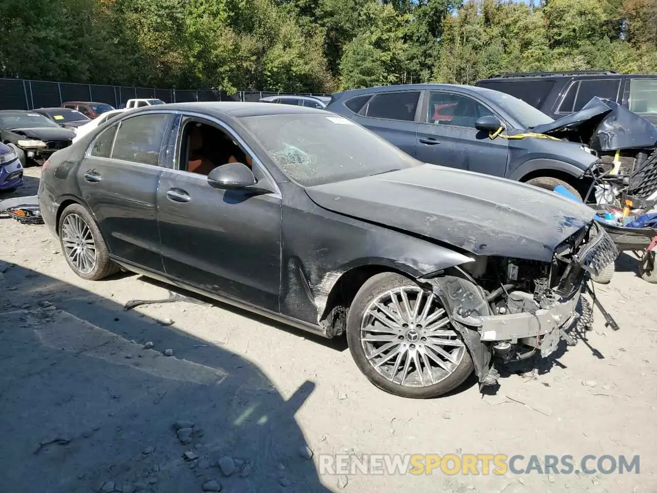 4 Photograph of a damaged car W1KAF4HB3PR090630 MERCEDES-BENZ C-CLASS 2023