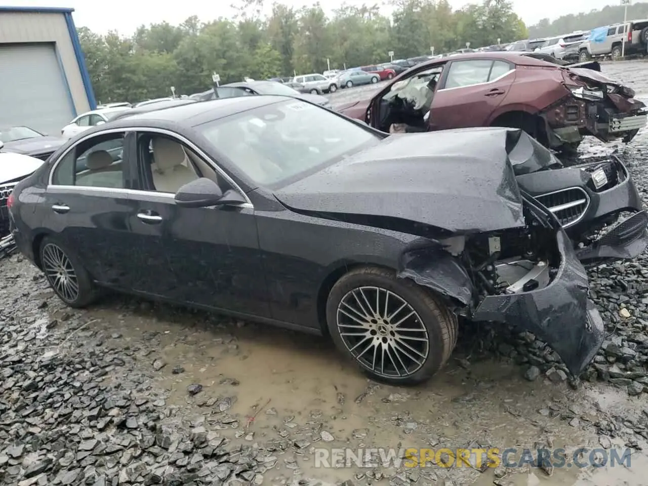 4 Photograph of a damaged car W1KAF4HB3PR098985 MERCEDES-BENZ C-CLASS 2023