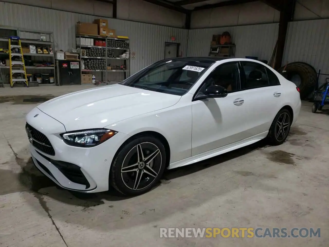 1 Photograph of a damaged car W1KAF4HB4PR081628 MERCEDES-BENZ C-CLASS 2023