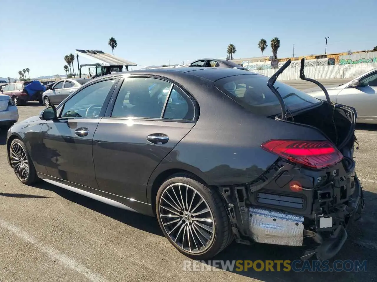 2 Photograph of a damaged car W1KAF4HB4PR095951 MERCEDES-BENZ C-CLASS 2023