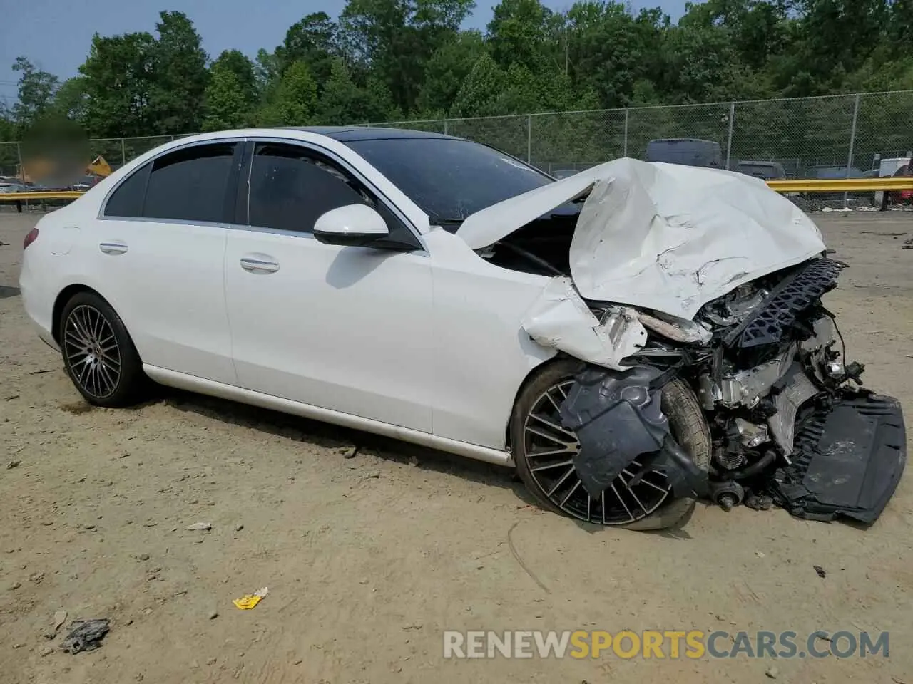 4 Photograph of a damaged car W1KAF4HB5PR078799 MERCEDES-BENZ C-CLASS 2023