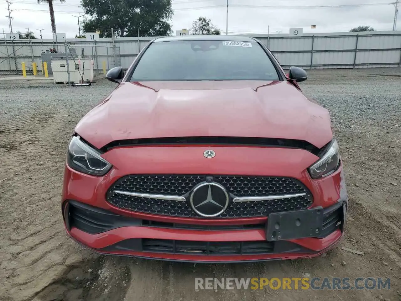 5 Photograph of a damaged car W1KAF4HB5PR080665 MERCEDES-BENZ C-CLASS 2023