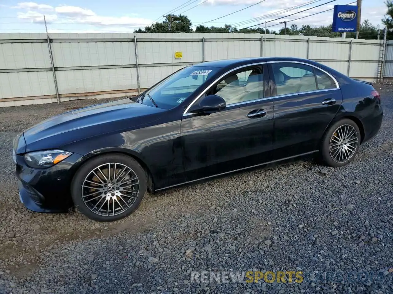 1 Photograph of a damaged car W1KAF4HB5PR131890 MERCEDES-BENZ C-CLASS 2023