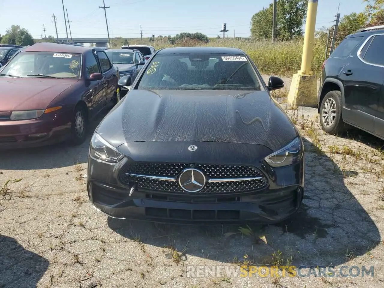 5 Photograph of a damaged car W1KAF4HB6PR122244 MERCEDES-BENZ C-CLASS 2023
