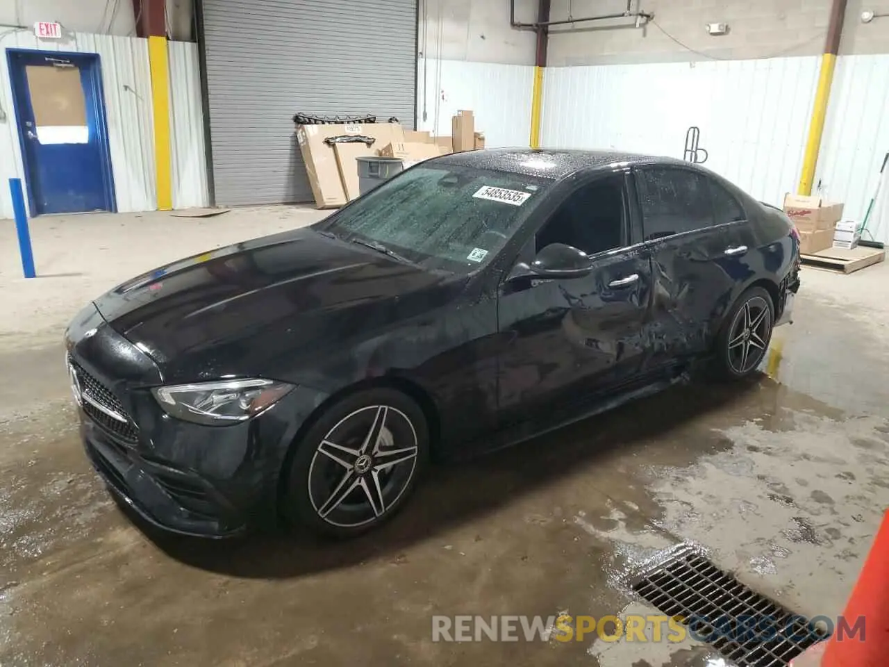 1 Photograph of a damaged car W1KAF4HB7PR081025 MERCEDES-BENZ C-CLASS 2023