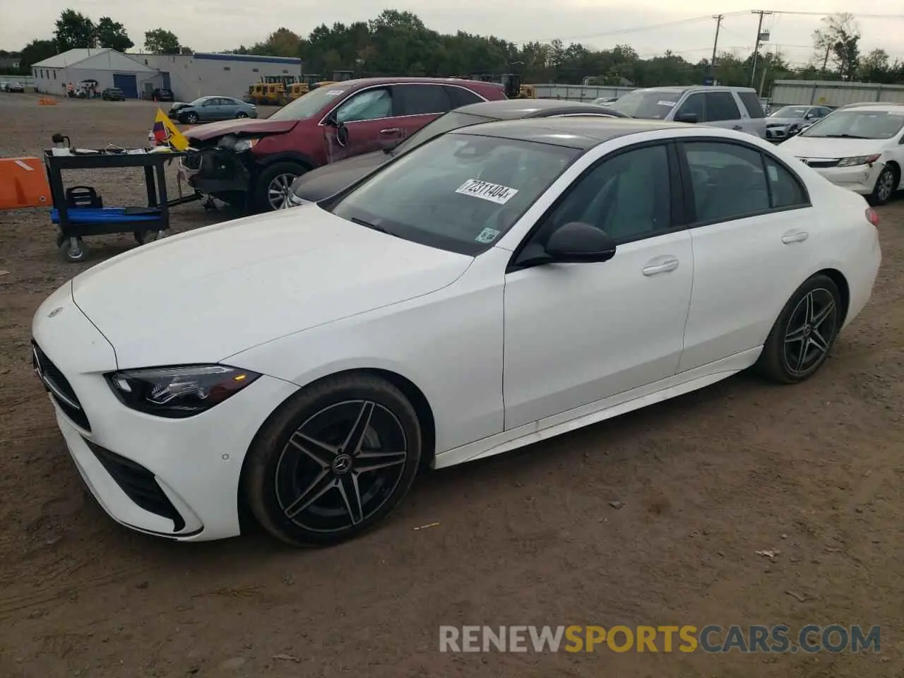 1 Photograph of a damaged car W1KAF4HB7PR123337 MERCEDES-BENZ C-CLASS 2023