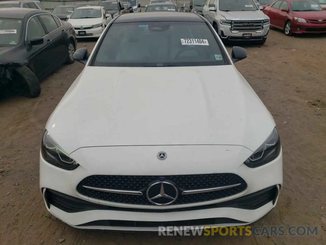 5 Photograph of a damaged car W1KAF4HB7PR123337 MERCEDES-BENZ C-CLASS 2023