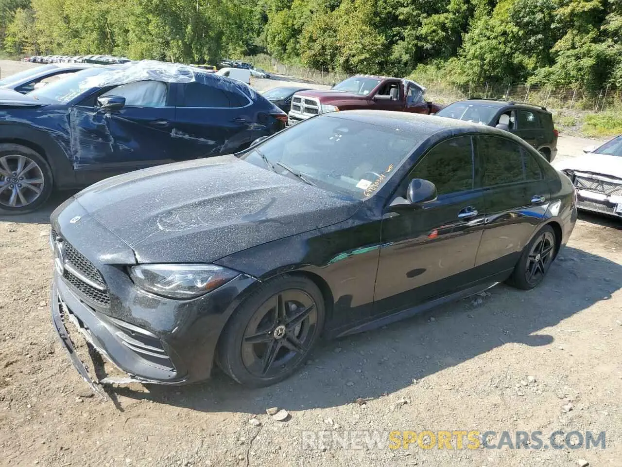 1 Photograph of a damaged car W1KAF4HB8PR073838 MERCEDES-BENZ C-CLASS 2023