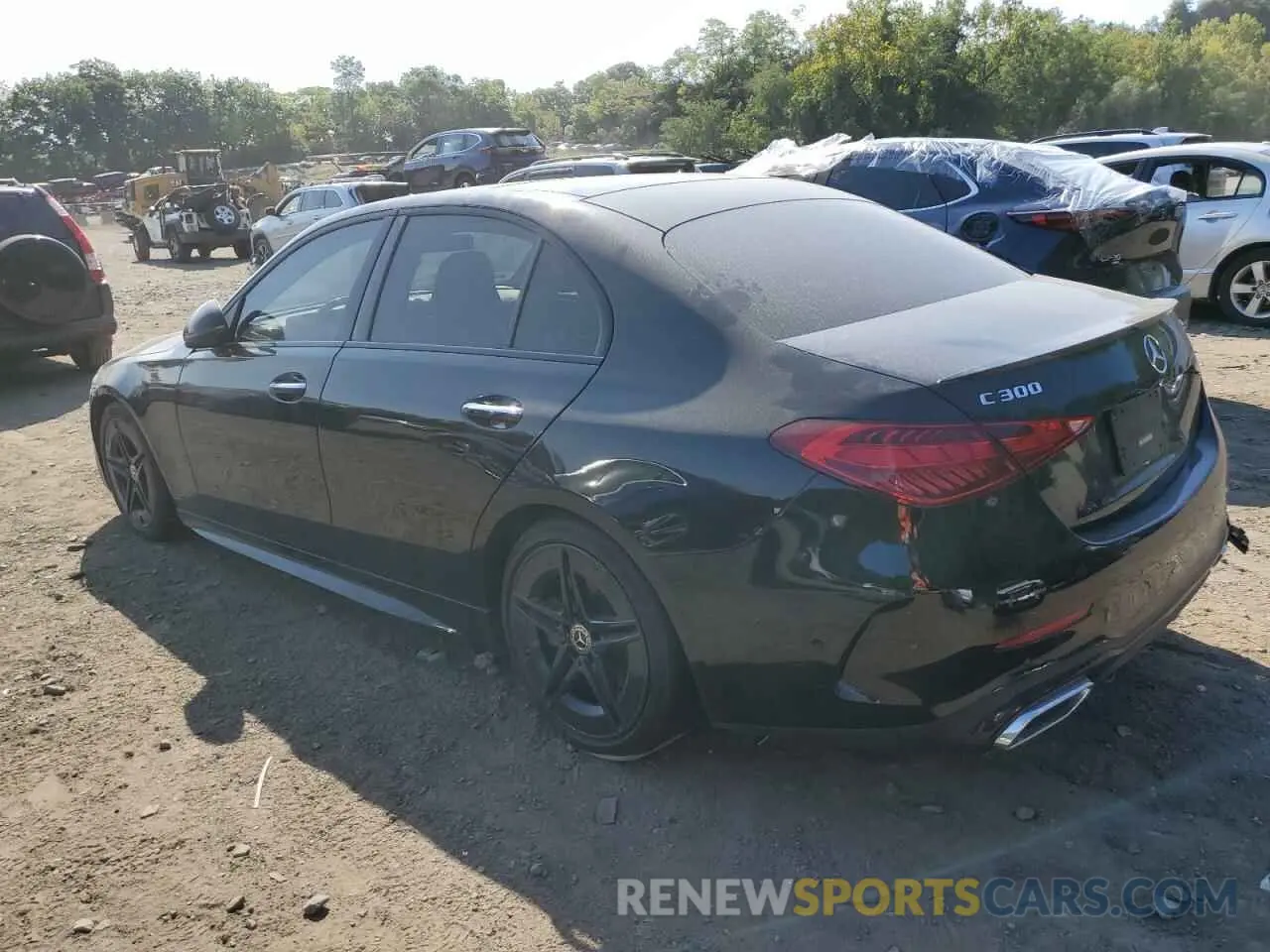 2 Photograph of a damaged car W1KAF4HB8PR073838 MERCEDES-BENZ C-CLASS 2023