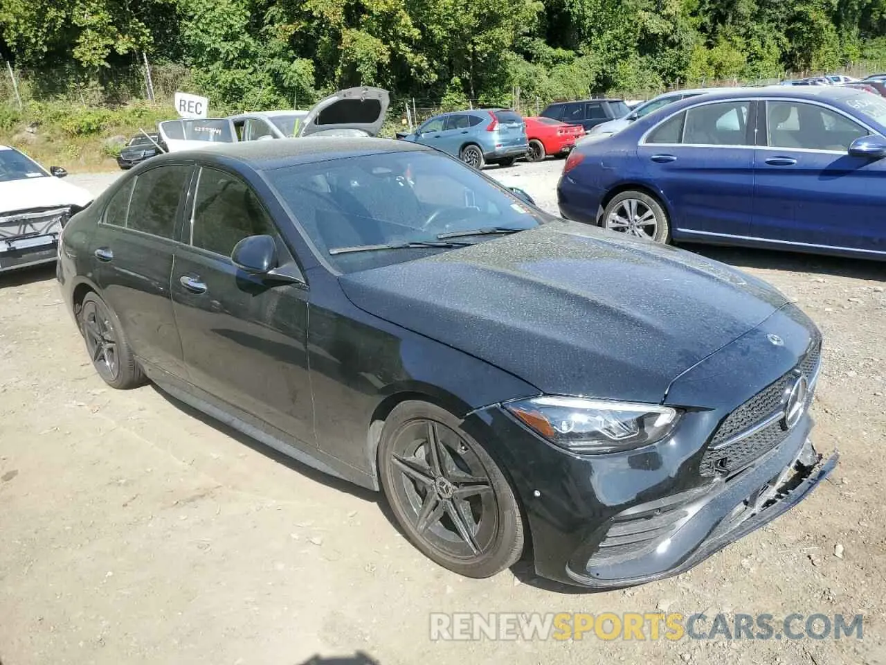 4 Photograph of a damaged car W1KAF4HB8PR073838 MERCEDES-BENZ C-CLASS 2023