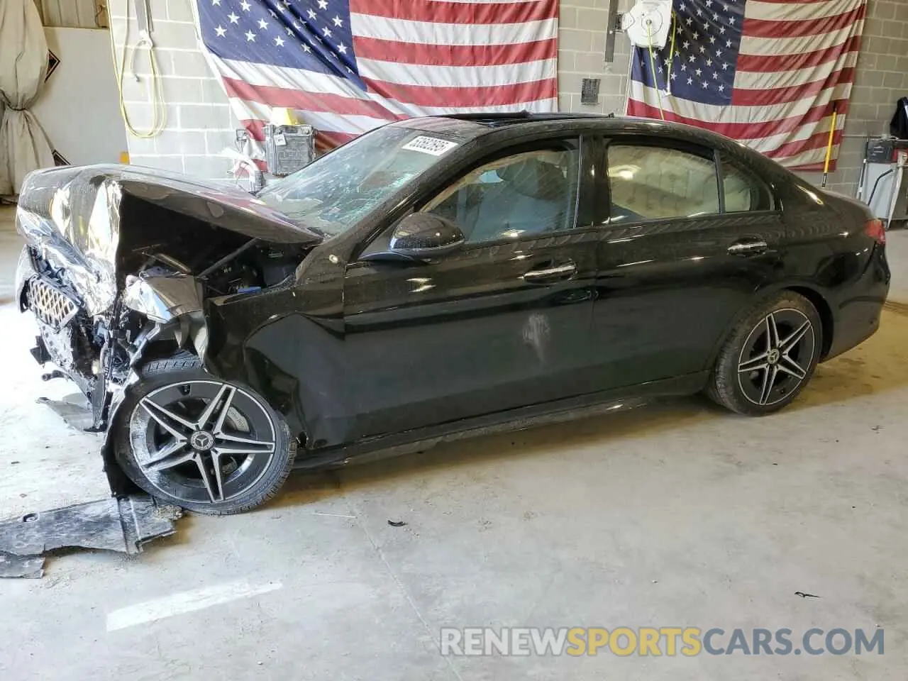1 Photograph of a damaged car W1KAF4HB8PR147193 MERCEDES-BENZ C-CLASS 2023