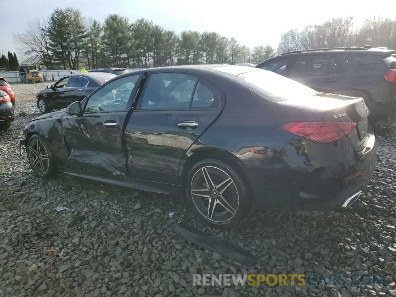 2 Photograph of a damaged car W1KAF4HB8PR154239 MERCEDES-BENZ C-CLASS 2023