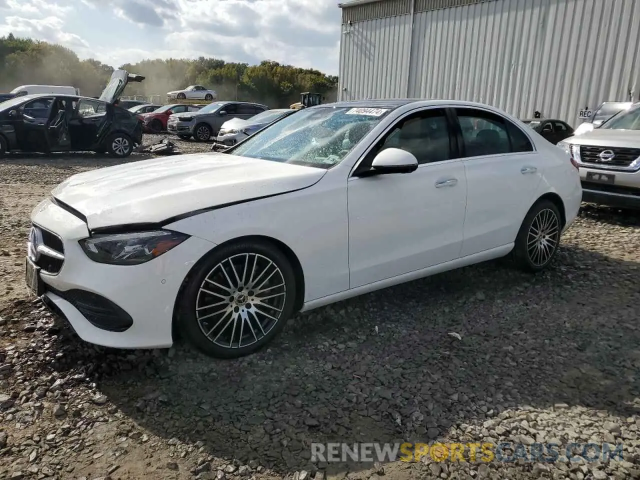 1 Photograph of a damaged car W1KAF4HB9PR124862 MERCEDES-BENZ C-CLASS 2023
