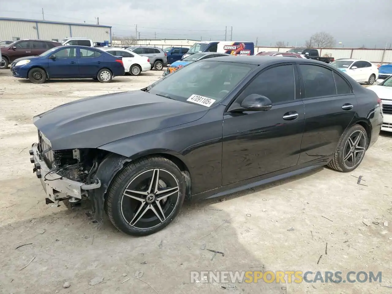 1 Photograph of a damaged car W1KAF4HBXPR108122 MERCEDES-BENZ C-CLASS 2023