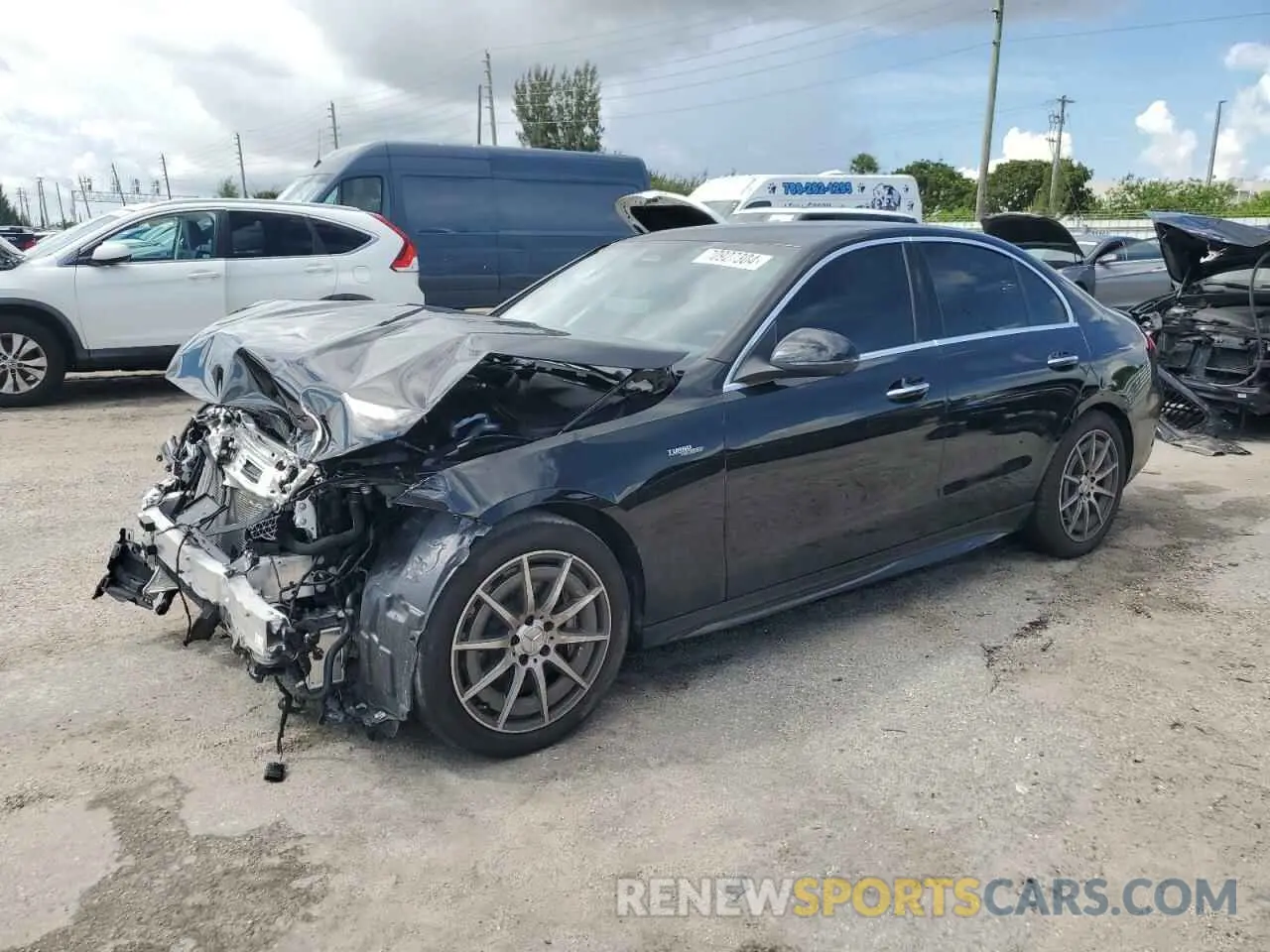 1 Photograph of a damaged car W1KAF8HB2PR114410 MERCEDES-BENZ C-CLASS 2023