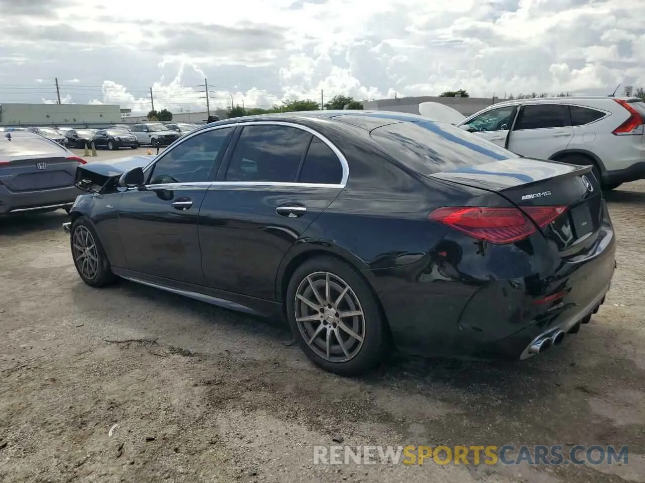 2 Photograph of a damaged car W1KAF8HB2PR114410 MERCEDES-BENZ C-CLASS 2023