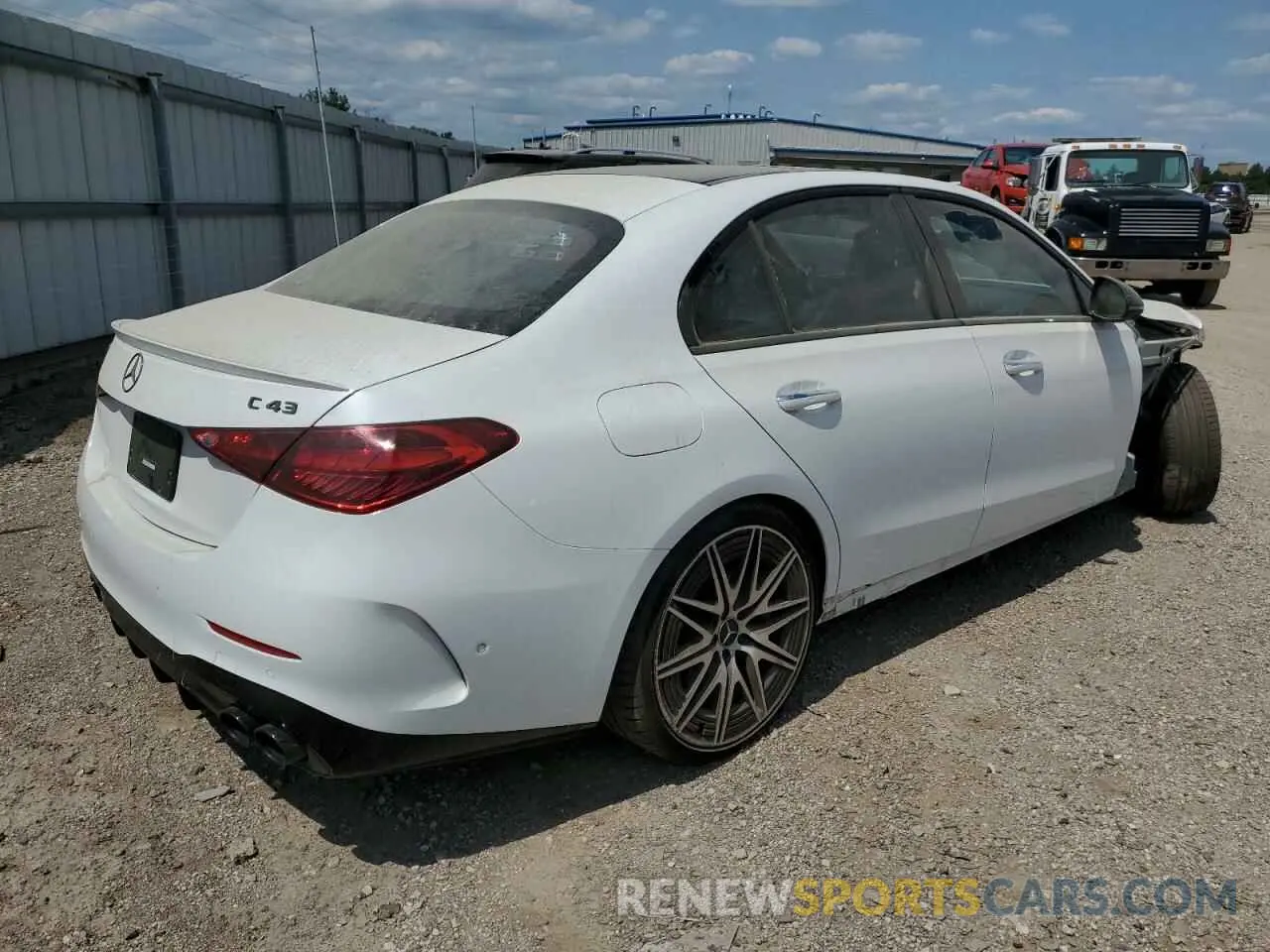 3 Photograph of a damaged car W1KAF8HB5PR123506 MERCEDES-BENZ C-CLASS 2023
