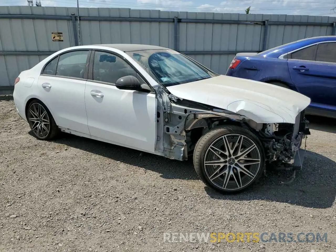 4 Photograph of a damaged car W1KAF8HB5PR123506 MERCEDES-BENZ C-CLASS 2023