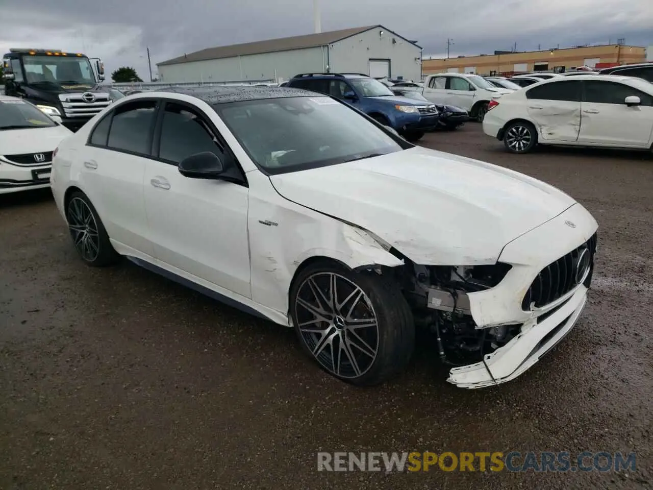 4 Photograph of a damaged car W1KAF8HB6PR097286 MERCEDES-BENZ C-CLASS 2023