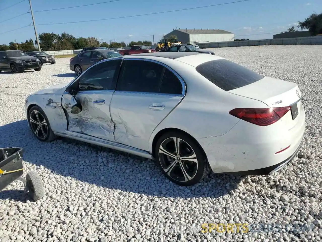 2 Photograph of a damaged car W1KAF4GB2RR207585 MERCEDES-BENZ C-CLASS 2024