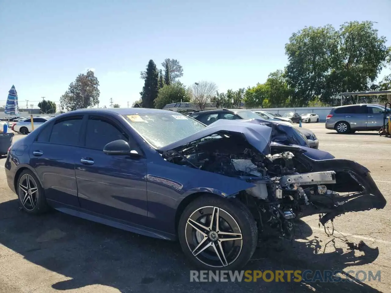 4 Photograph of a damaged car W1KAF4GB2RR225911 MERCEDES-BENZ C-CLASS 2024