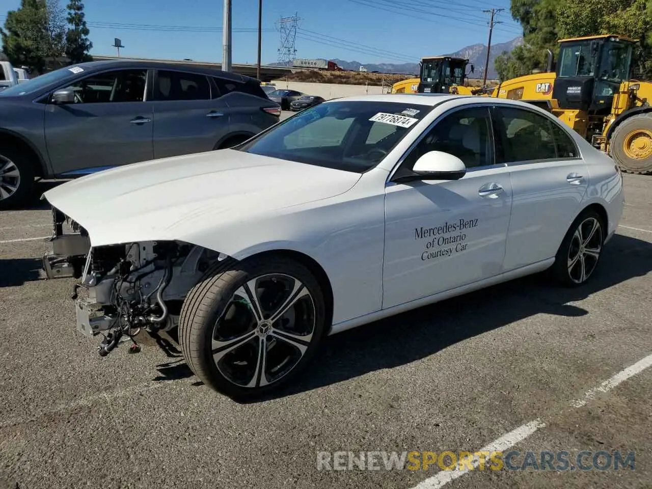 1 Photograph of a damaged car W1KAF4GB5RR207631 MERCEDES-BENZ C-CLASS 2024