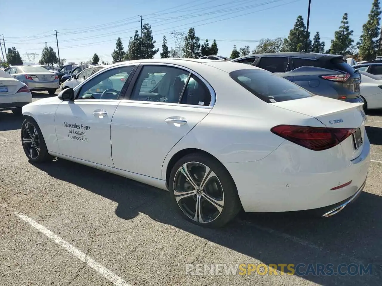 2 Photograph of a damaged car W1KAF4GB5RR207631 MERCEDES-BENZ C-CLASS 2024