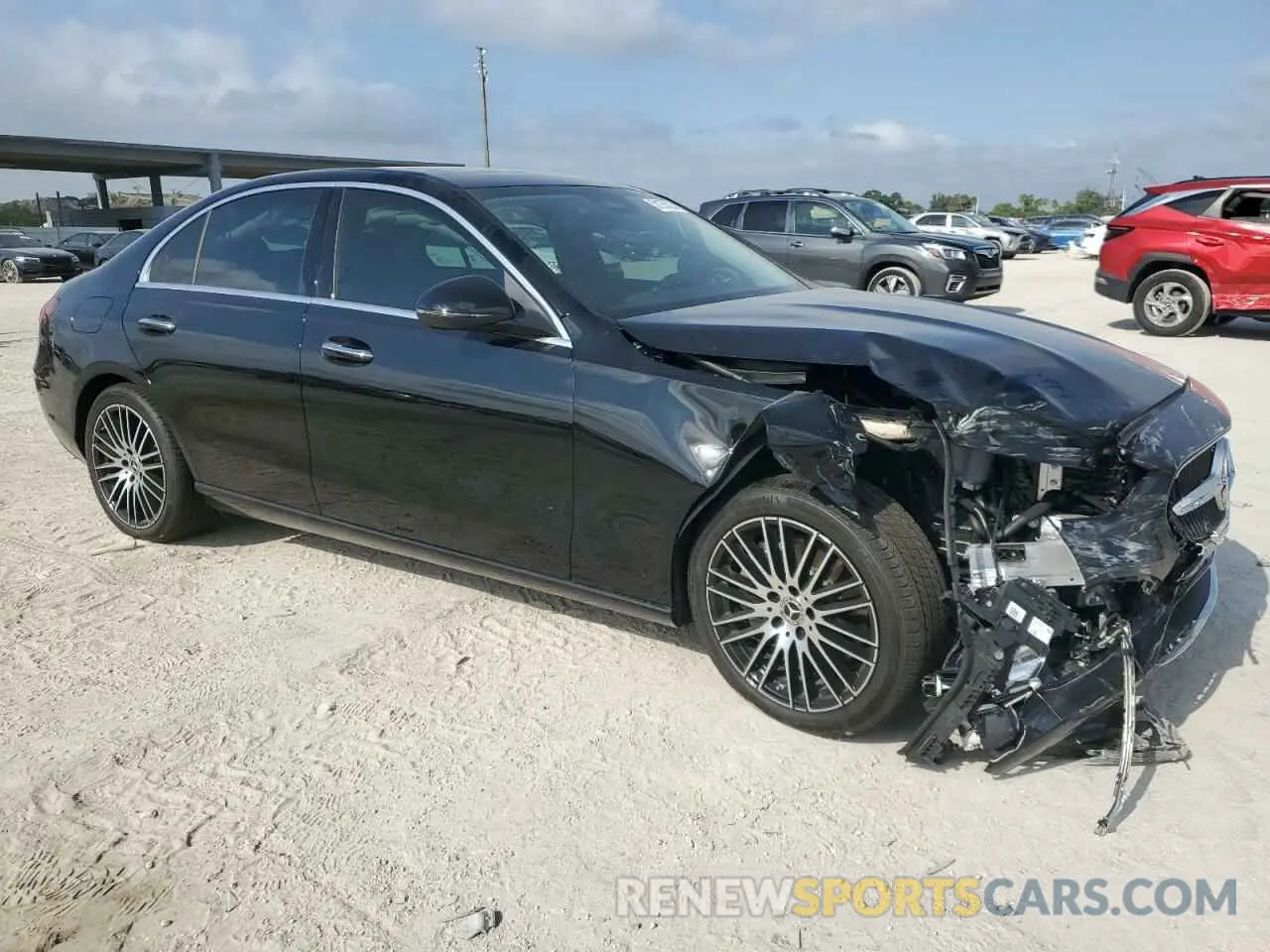 4 Photograph of a damaged car W1KAF4GB5RR216569 MERCEDES-BENZ C-CLASS 2024