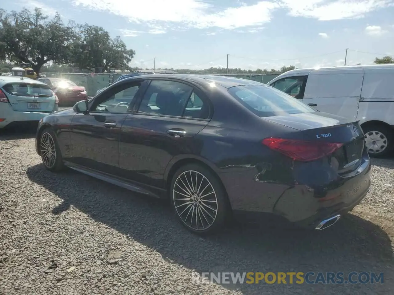 2 Photograph of a damaged car W1KAF4GB6RR168161 MERCEDES-BENZ C-CLASS 2024