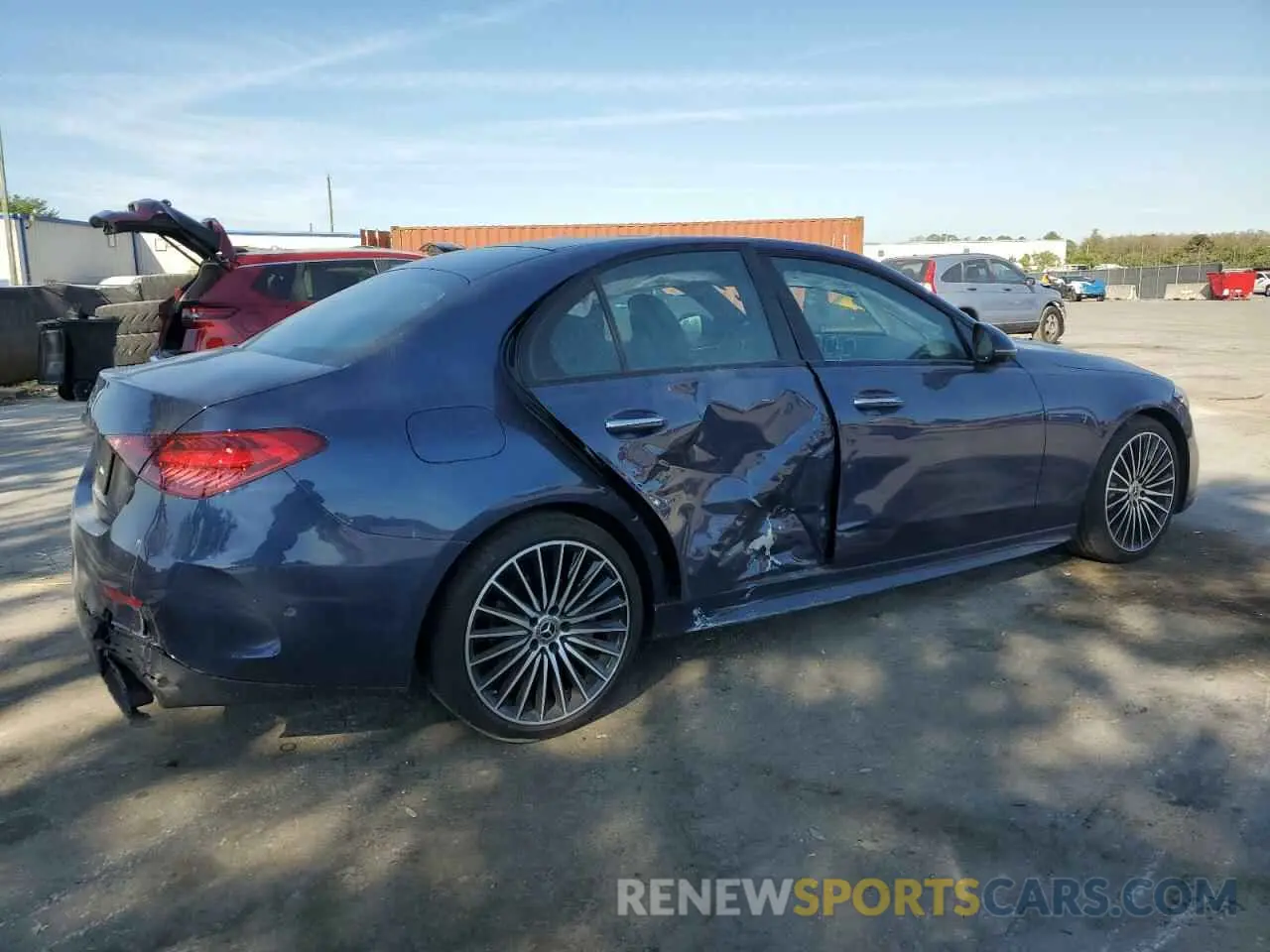 3 Photograph of a damaged car W1KAF4GB6RR172565 MERCEDES-BENZ C-CLASS 2024