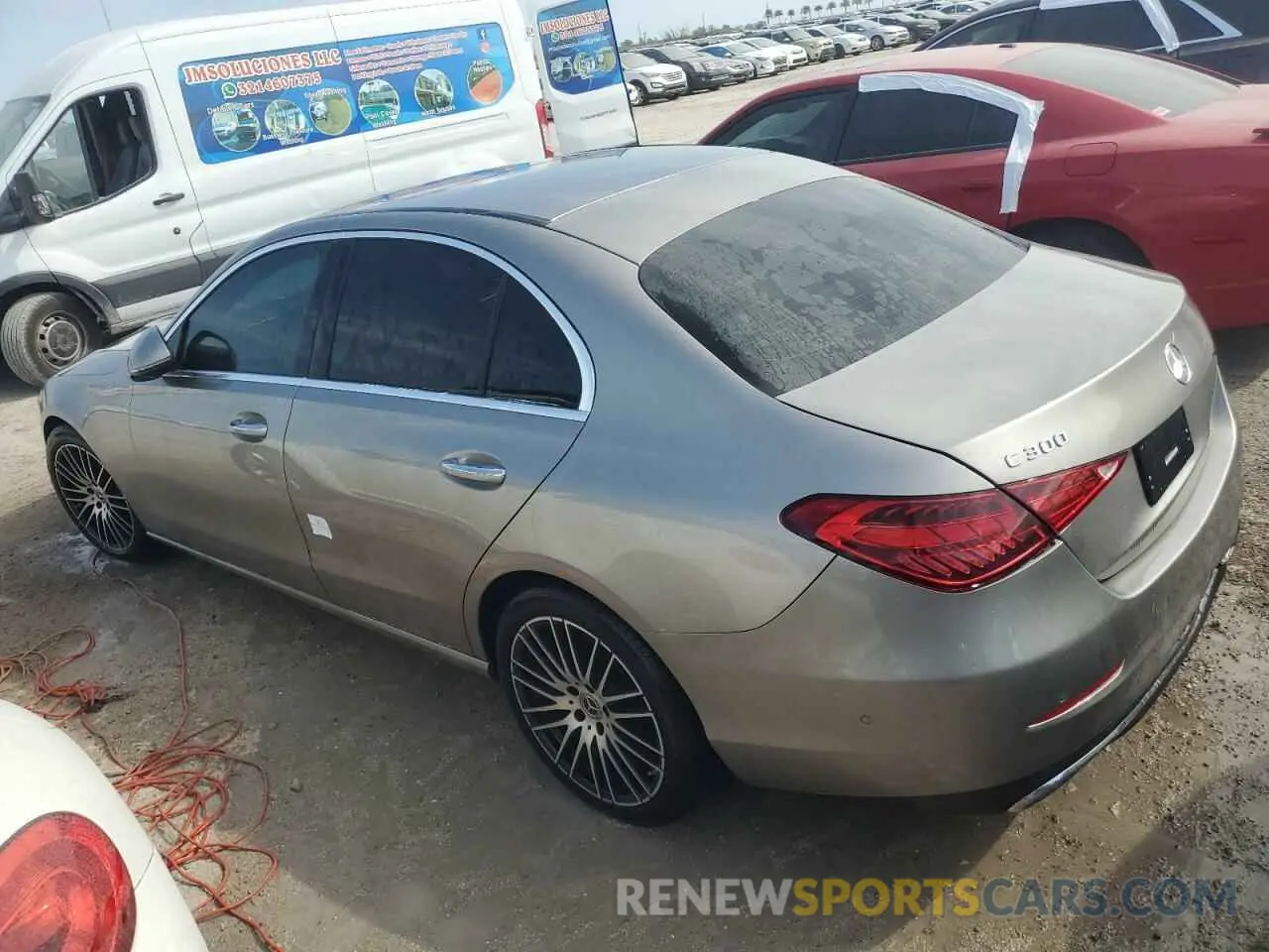 2 Photograph of a damaged car W1KAF4GB6RR205855 MERCEDES-BENZ C-CLASS 2024