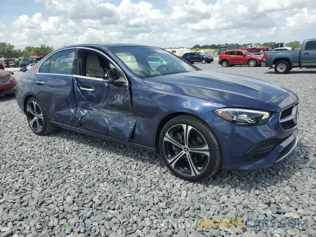 4 Photograph of a damaged car W1KAF4GB6RR212675 MERCEDES-BENZ C-CLASS 2024