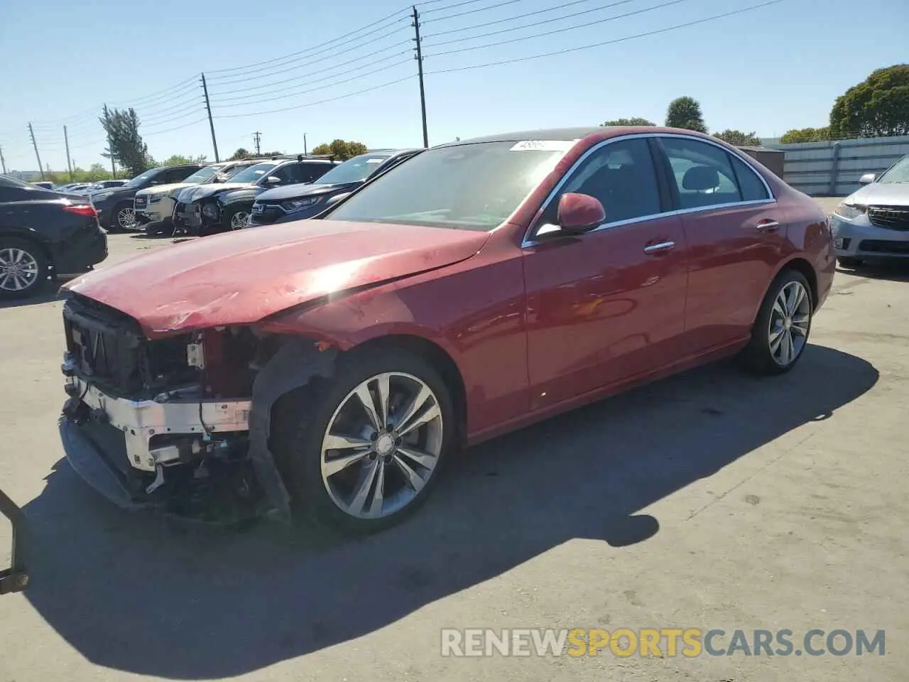 1 Photograph of a damaged car W1KAF4GB7RR188757 MERCEDES-BENZ C-CLASS 2024