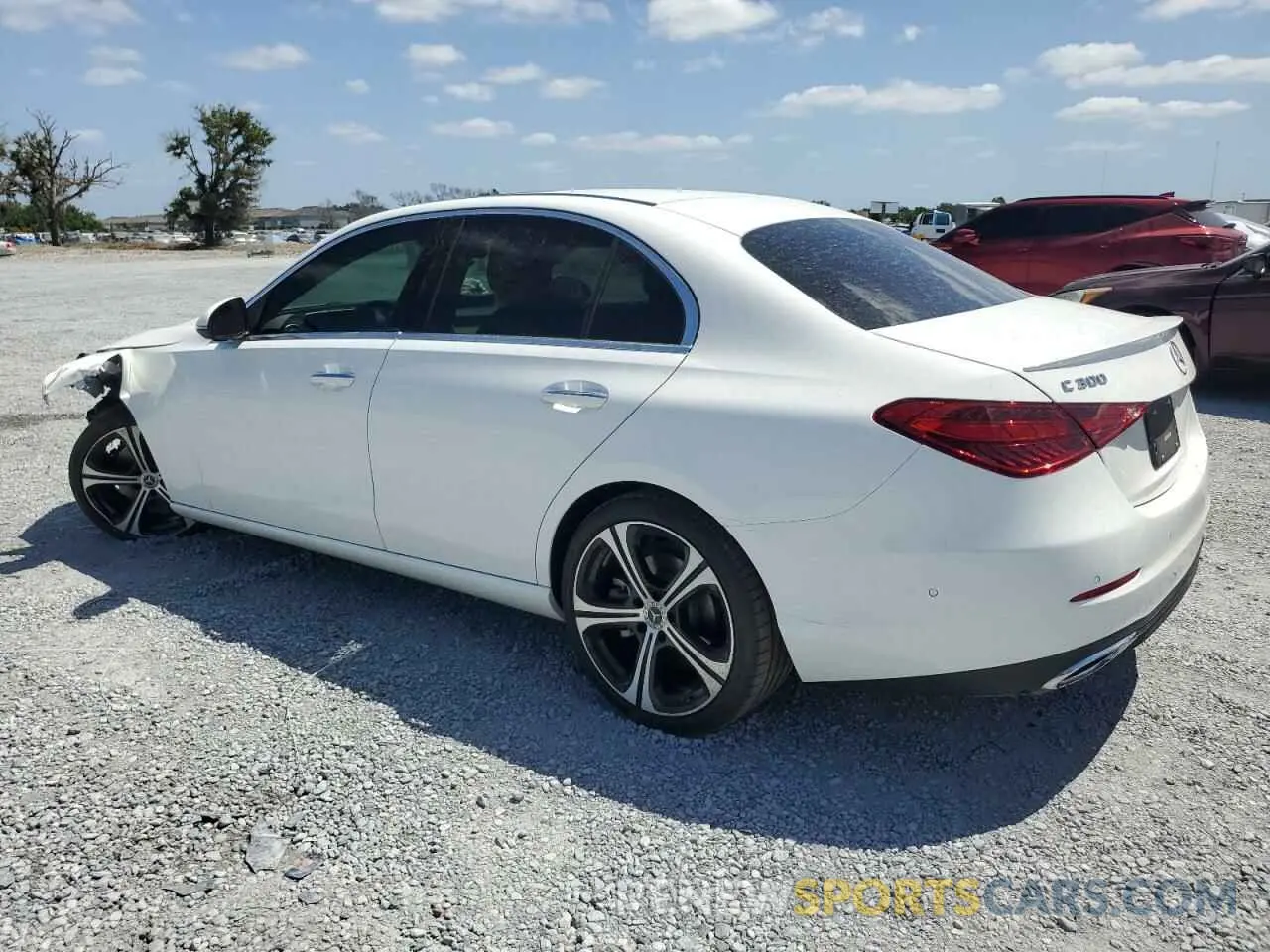 2 Photograph of a damaged car W1KAF4GB8RR222009 MERCEDES-BENZ C-CLASS 2024