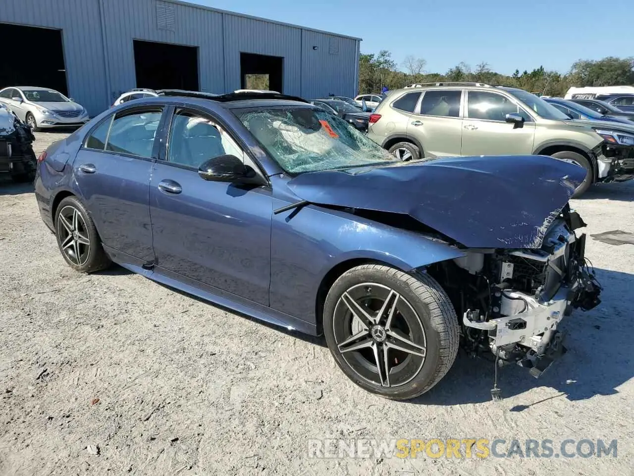 4 Photograph of a damaged car W1KAF4GB8RR226139 MERCEDES-BENZ C-CLASS 2024