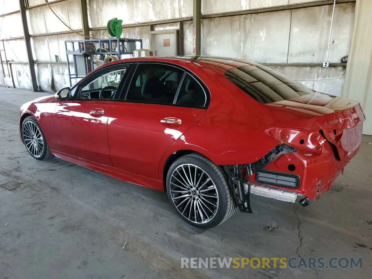 2 Photograph of a damaged car W1KAF4GB8RR227663 MERCEDES-BENZ C-CLASS 2024