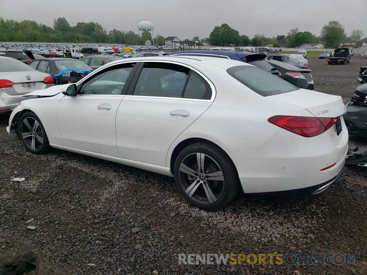 2 Photograph of a damaged car W1KAF4HB0RR164847 MERCEDES-BENZ C-CLASS 2024