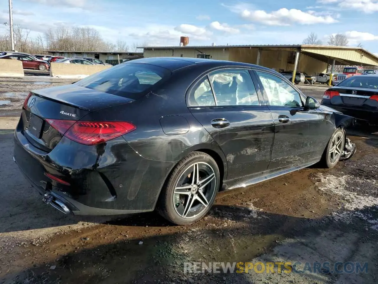 3 Photograph of a damaged car W1KAF4HB1RR183620 MERCEDES-BENZ C-CLASS 2024