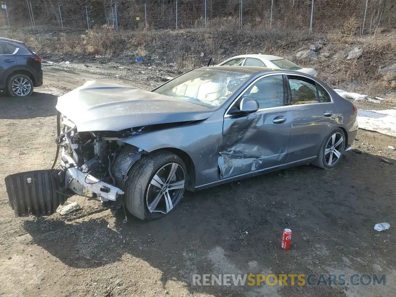 1 Photograph of a damaged car W1KAF4HB3RR230548 MERCEDES-BENZ C-CLASS 2024