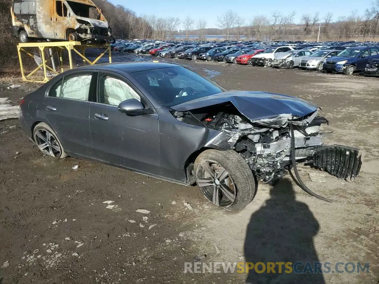 4 Photograph of a damaged car W1KAF4HB3RR230548 MERCEDES-BENZ C-CLASS 2024