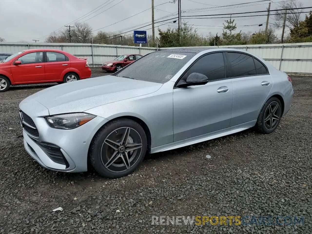 1 Photograph of a damaged car W1KAF4HB7RR171391 MERCEDES-BENZ C-CLASS 2024