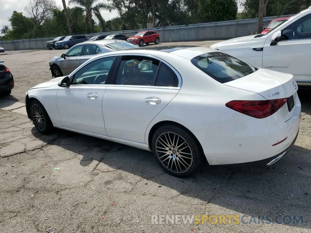 2 Photograph of a damaged car W1KAF4HB7RR229936 MERCEDES-BENZ C-CLASS 2024