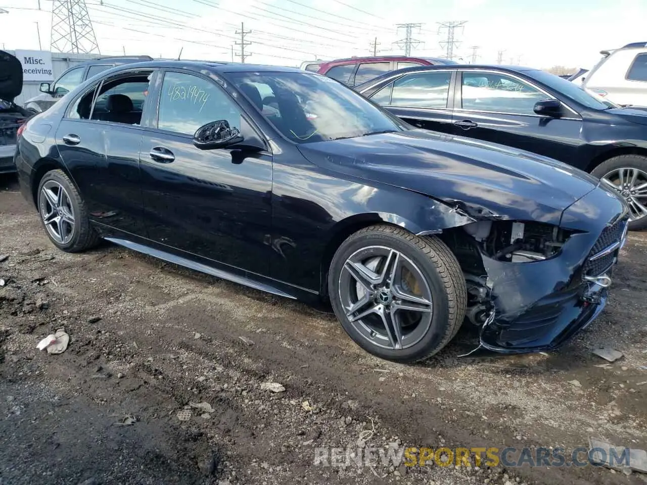 4 Photograph of a damaged car W1KAF4HB8RR156396 MERCEDES-BENZ C-CLASS 2024