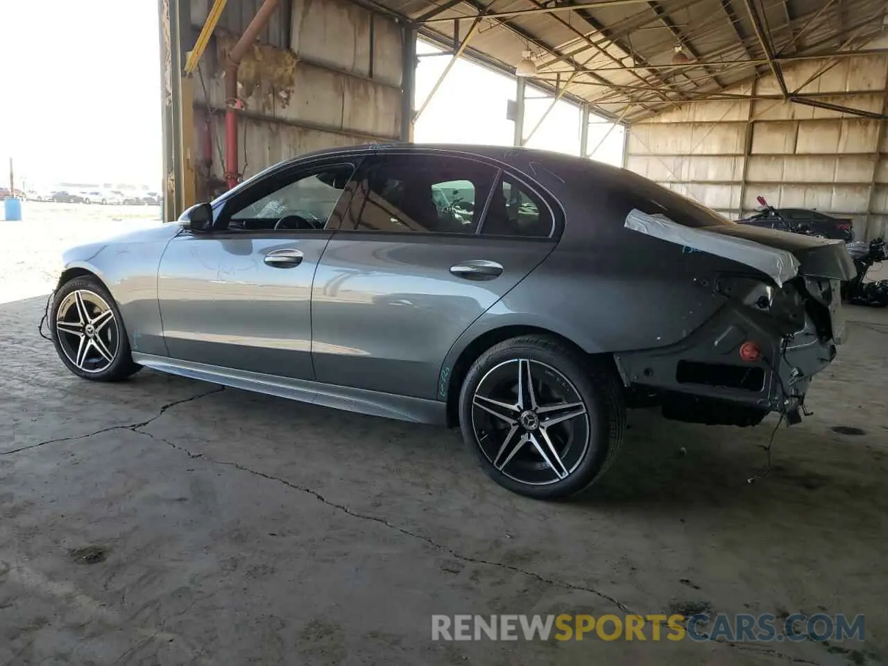 2 Photograph of a damaged car W1KAF4HBXRR201340 MERCEDES-BENZ C-CLASS 2024