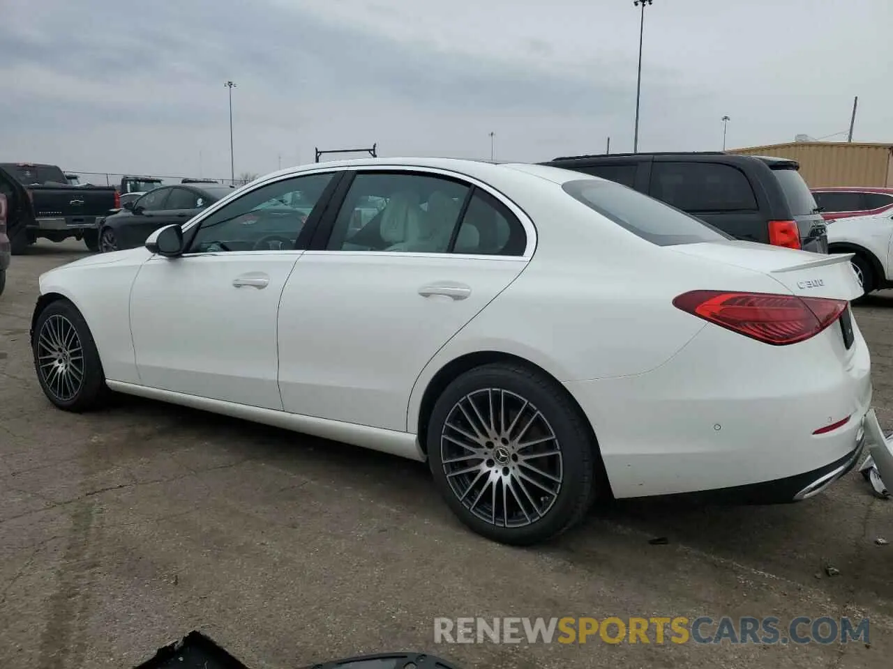2 Photograph of a damaged car W1KAF4HBXRR226819 MERCEDES-BENZ C-CLASS 2024